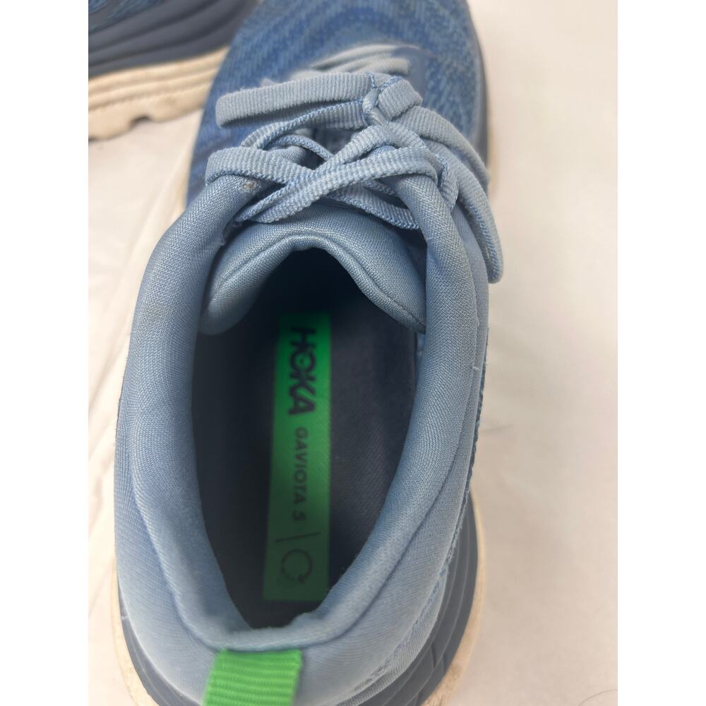 HOKA One One Gaviota Running Shoes Blue Mens Size 9.5 Cushioned - Picture 8 of 9